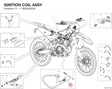 IGNITION COIL ASSY 38020022A diagram position