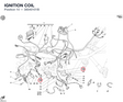 IGNITION COIL 38040101B diagram position