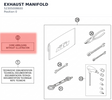 Diagram preview: EXHAUST MANIFOLD (52305008600)