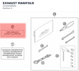 Diagram preview: EXHAUST MANIFOLD (52305008600)