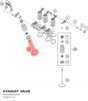 Diagram preview: EXHAUST VALVE (A64036031000)