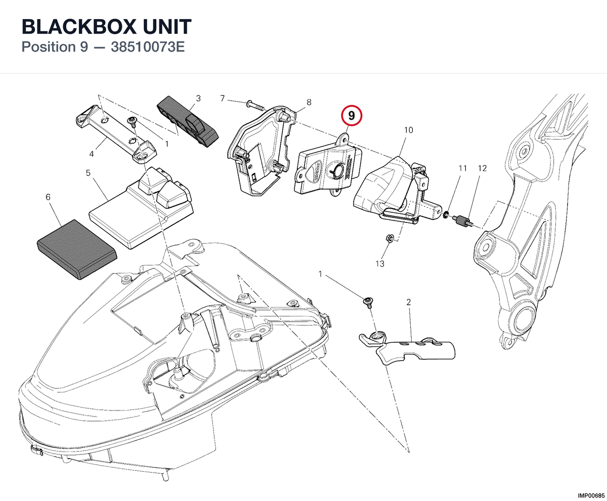 BLACKBOX UNIT 38510073E diagram position