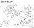 GPS CONTROL UNIT 38510141A diagram position