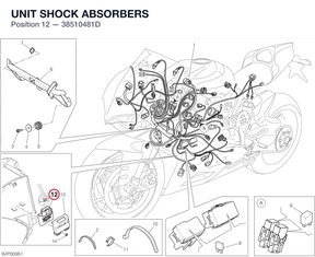 UNIT SHOCK ABSORBERS 38510481D diagram position