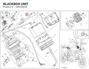 BLACKBOX UNIT 38510561B diagram position