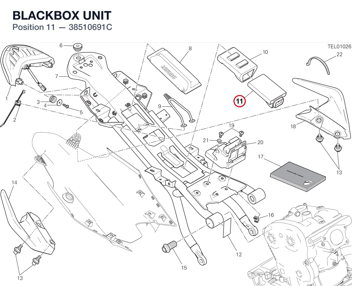 BLACKBOX UNIT 38510691C diagram position