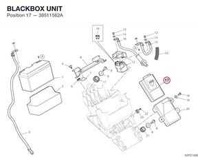BLACKBOX UNIT 38511562A diagram position
