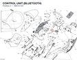 CONTROL UNIT (BLUETOOTH) 38512113C diagram position
