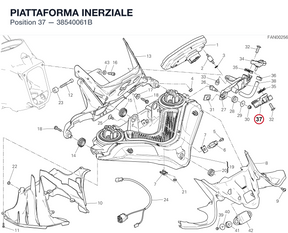 PIATTAFORMA INERZIALE 38540061B diagram position