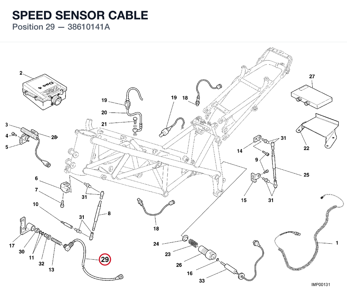 SPEED SENSOR CABLE