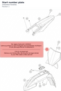 Diagram preview: Start number plate (A46008007000EBA)