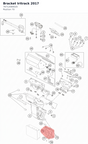 Diagram preview: Bracket Iritrack 2017 (76712084020)