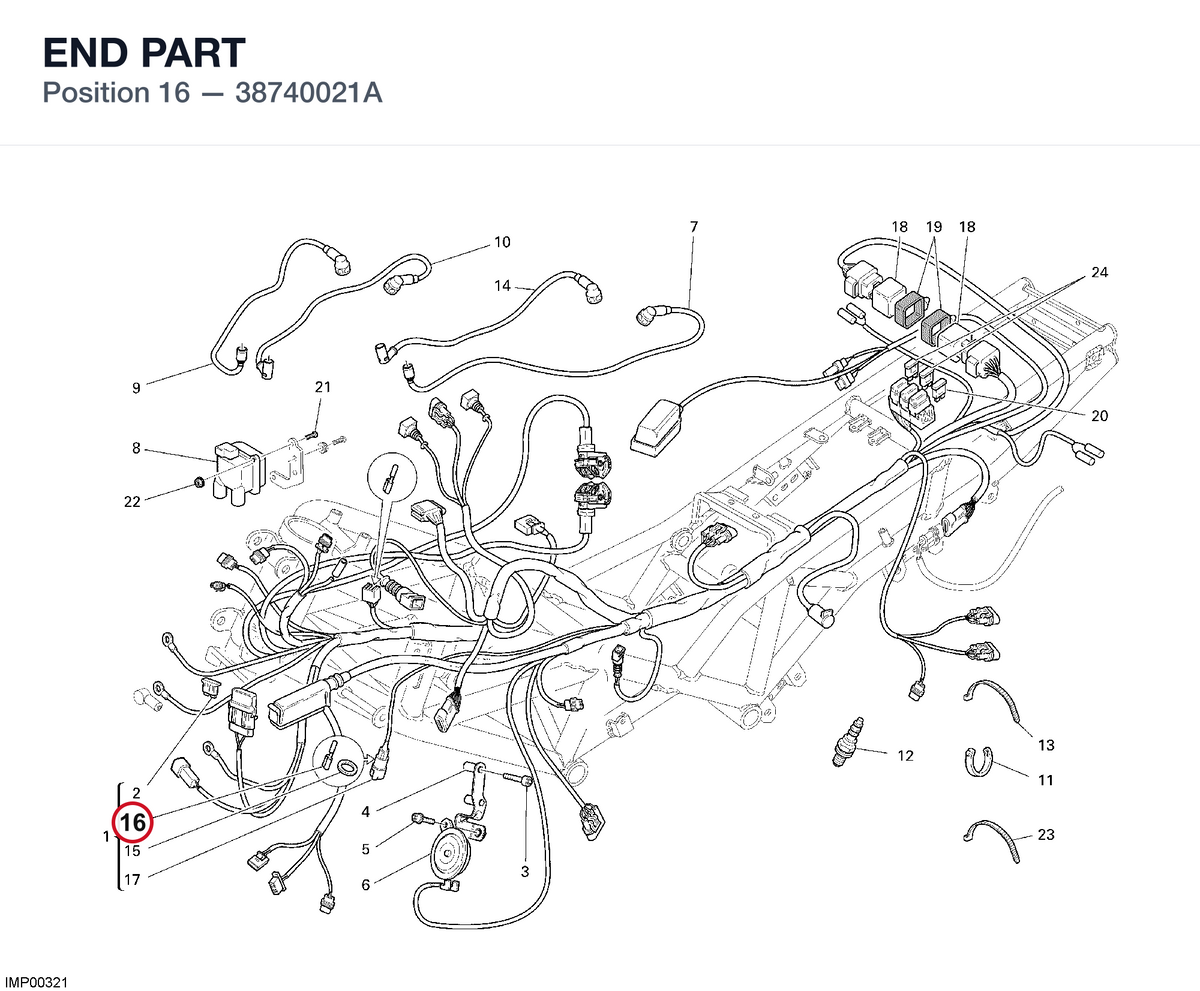 END PART 38740021A diagram position