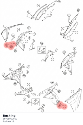 Diagram preview: Bushing (60708050010)