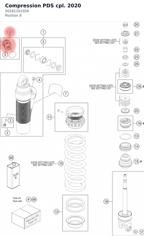 Diagram preview: Compression PDS cpl. 2020 (50181101S56)