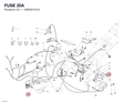 FUSE 20A 38940131A diagram position
