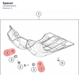 Diagram preview: Spacer (58408009050)