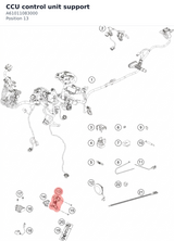 Diagram preview: CCU control unit support (A61011083000)