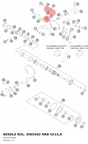 Diagram preview: NEEDLE ROL. DIN5402 NRB 5X15,8 (0402051600)