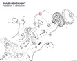 BULB HEADLIGHT 39040241A diagram position