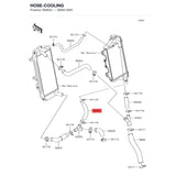 Kawasaki OEM – HOSE-COOLING product image