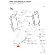 Kawasaki OEM – HOSE-COOLING,RAD.LH L product image