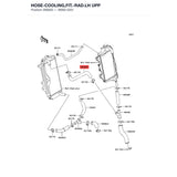 Kawasaki OEM – HOSE-COOLING,FIT.-RAD product image