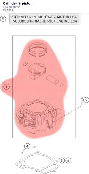 Diagram preview: Cylinder + piston (7663003810024)