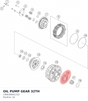 Diagram preview: OIL PUMP GEAR 32TH (C90038001232)