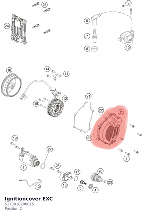 Diagram preview: Ignitioncover EXC (5173010200015)