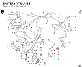 BATTERY YTR4A-BS