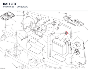 BATTERY 39520132C diagram position