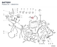 BATTERY 39540101A diagram position