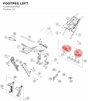 Diagram preview: FOOTPEG LEFT (A13003040000)