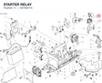STARTER RELAY 39740071A diagram position