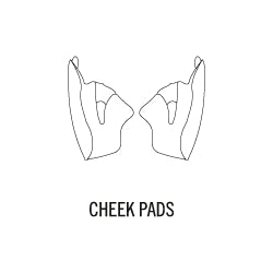 Hornet ADV Cheek Pads Set 39mm product image