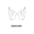 X-Spirit 3 Cheek Pads Set 39 mm product image