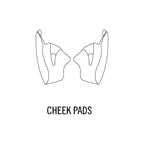 X-Spirit 3 Cheek Pads Set 43 mm product image