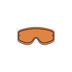 Racing Goggles Double Lens orange 3PW192840006