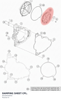 Diagram preview: DAMPING SHEET CPL. (60330026050)