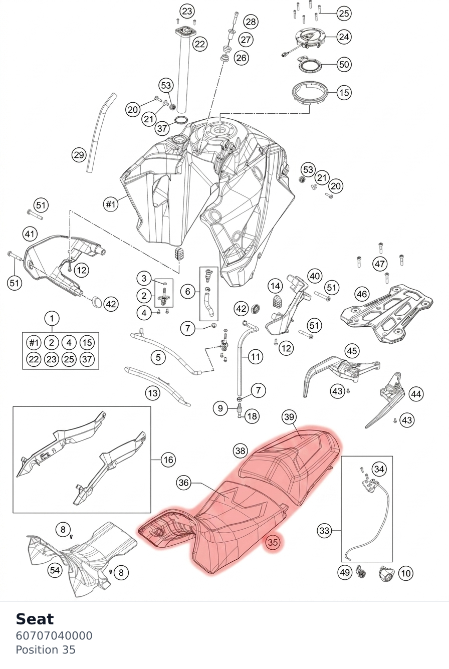Diagram preview: Seat (60707040000)