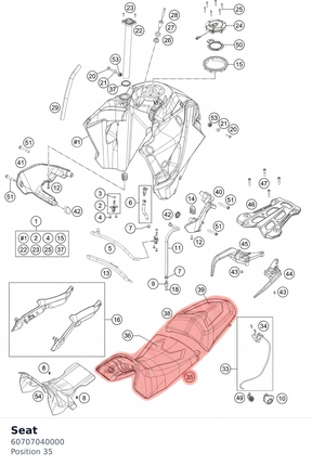 Diagram preview: Seat (60707040000)
