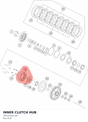 Diagram preview: INNER CLUTCH HUB (79532102110)