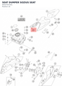 Diagram preview: SEAT DUMPER SOZIUS SEAT (90507047041)