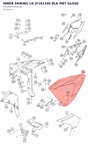 Diagram preview: INNER FAIRING LH JY181346 BLK MET GLOSS (94508041000CAB)