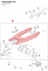 Diagram preview: SWINGARM CPL. (A60604030044)