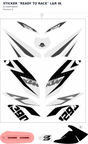 Diagram preview: STICKER ''READY TO RACE'' L&R W. (61308098000)
