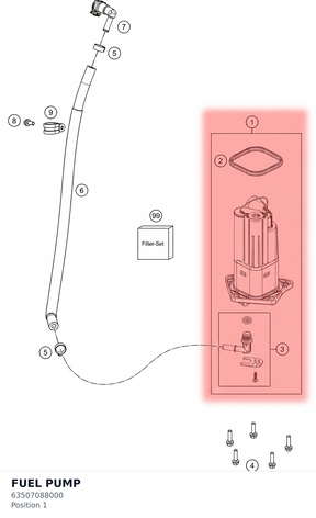 Diagram preview: FUEL PUMP (63507088000)