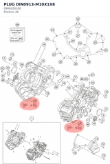 Diagram preview: PLUG DIN0913-M10X1X8 (0906200100)