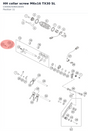 Diagram preview: HH collar screw M6x16 TX30 SL (C0000250601600S)